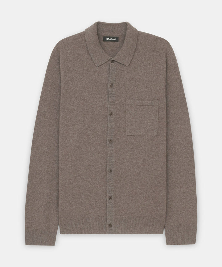 Signature Cashmere Button Down