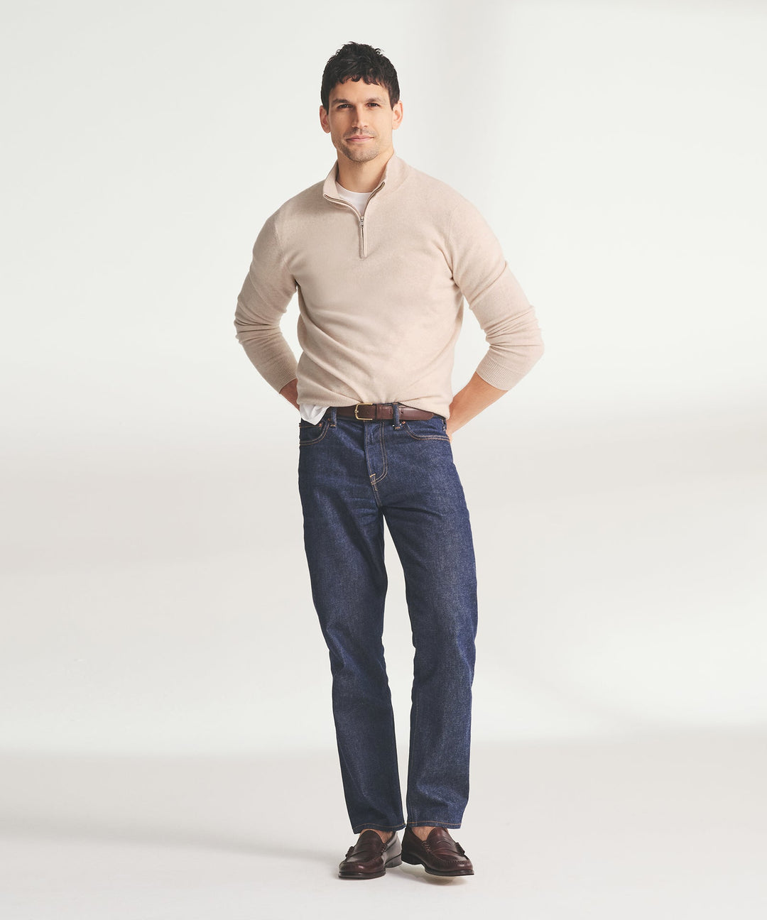 Signature Cashmere Quarter Zip
