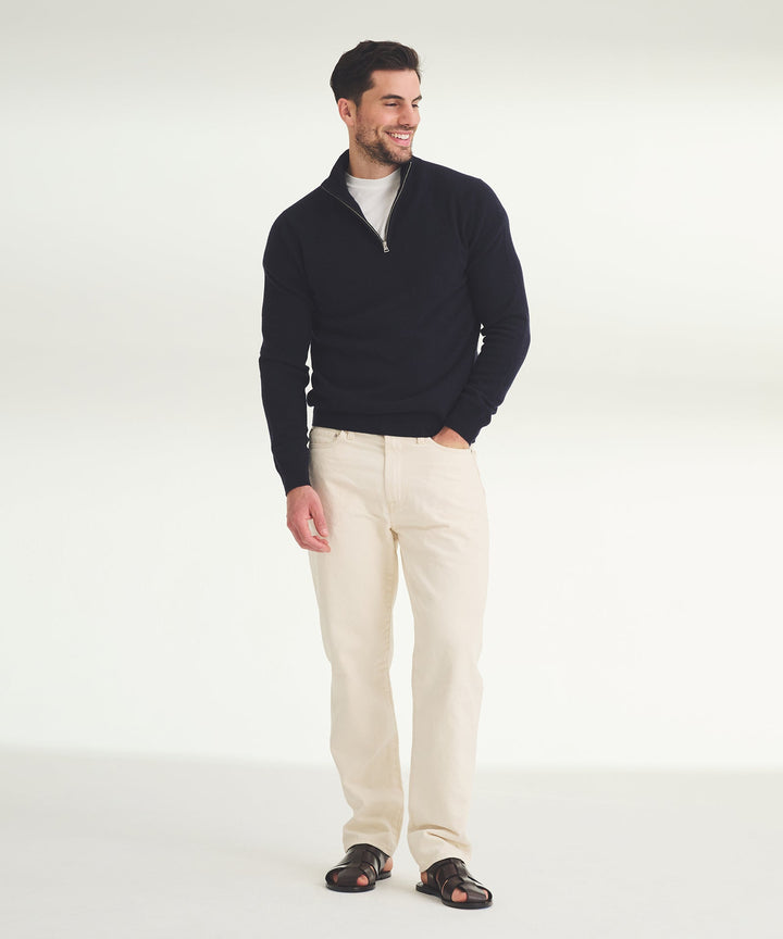 Signature Cashmere Quarter Zip