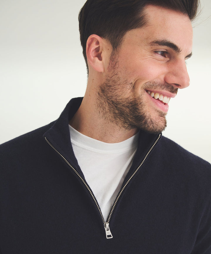Signature Cashmere Quarter Zip