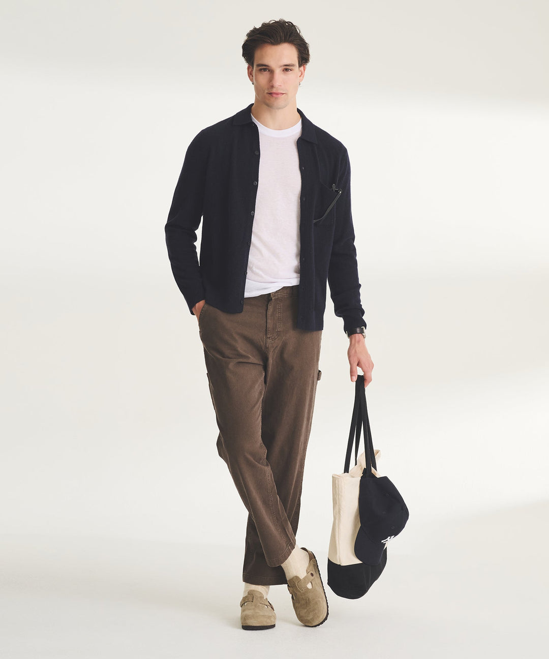 Signature Cashmere Button Down
