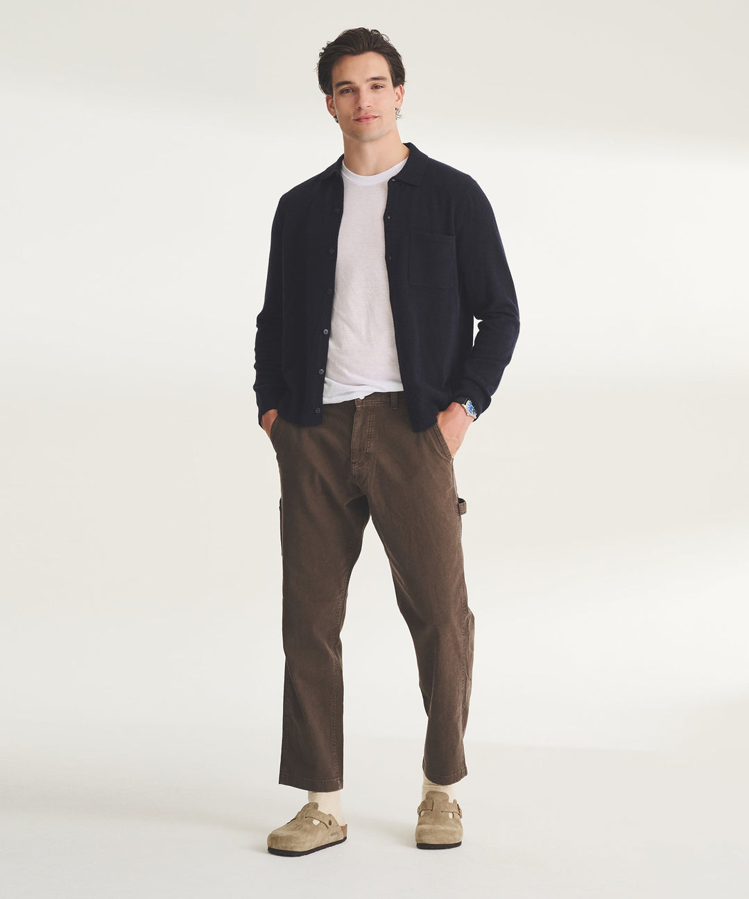 Signature Cashmere Button Down