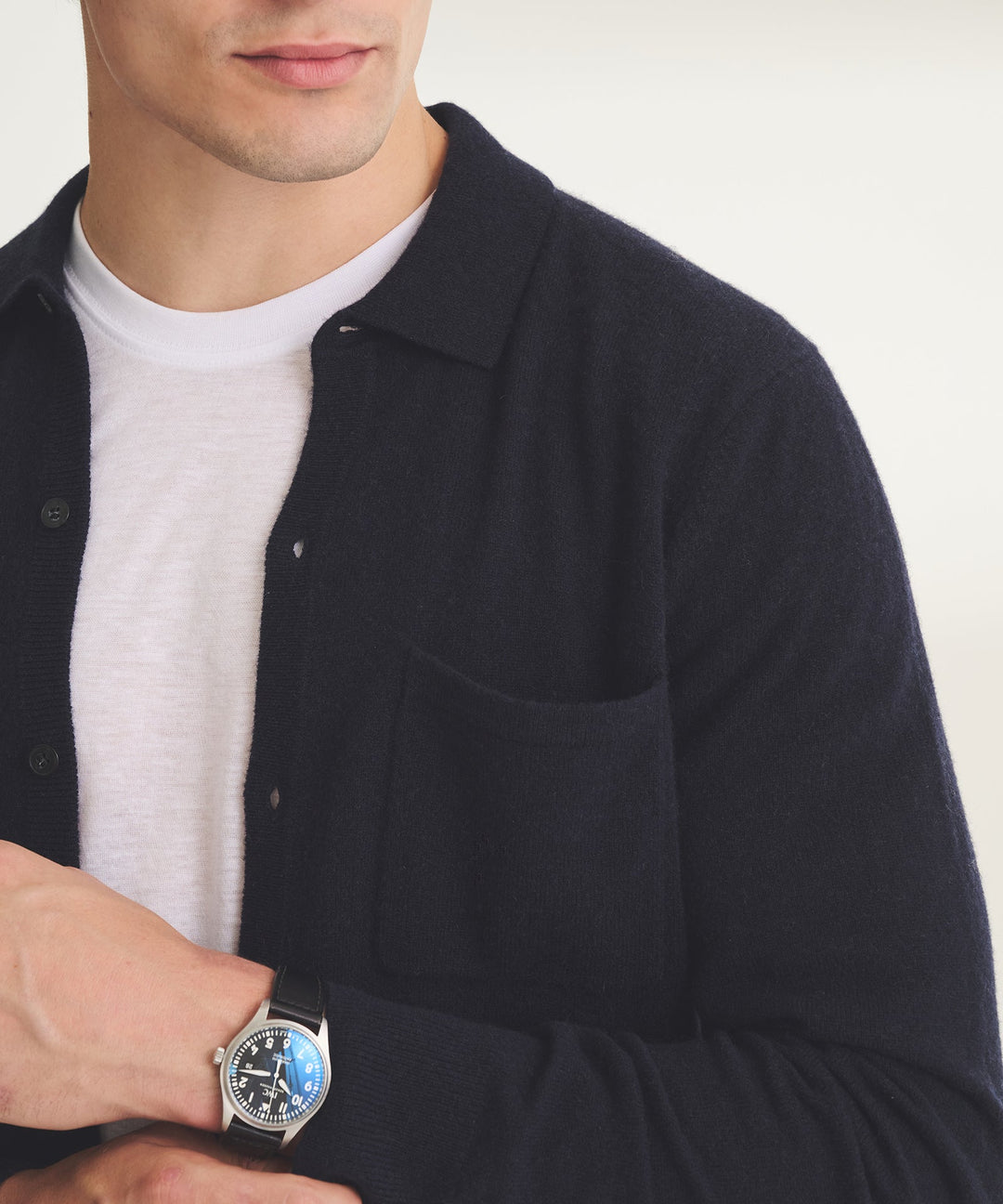 Signature Cashmere Button Down