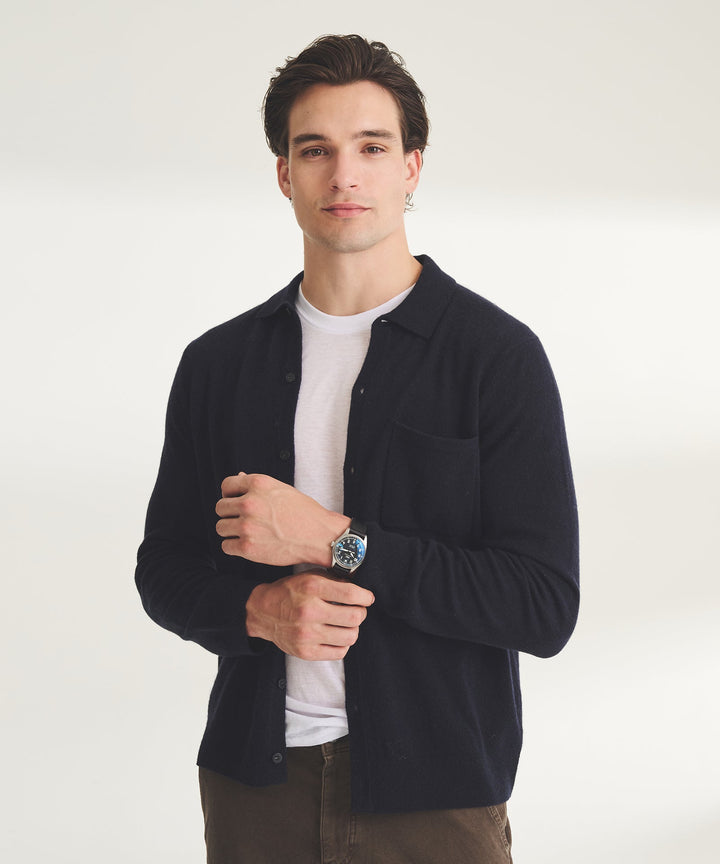 Signature Cashmere Button Down