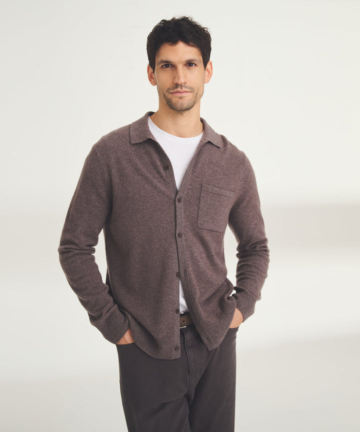 Signature Cashmere Button Down