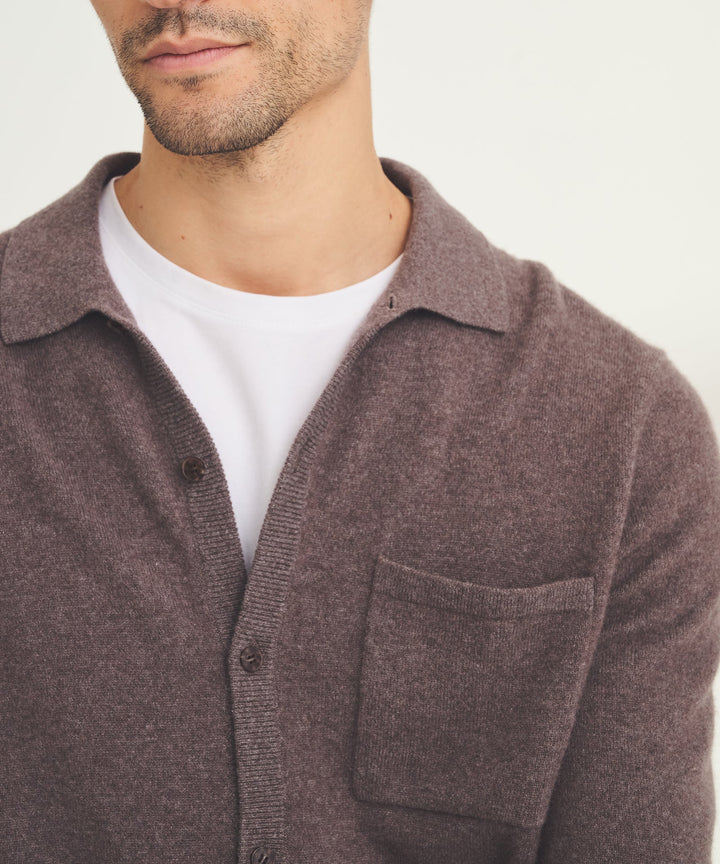 Signature Cashmere Button Down