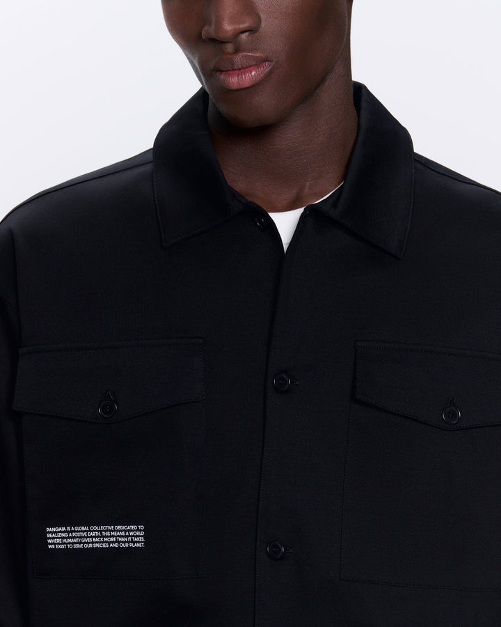 Mens Interlock Jacket—Black