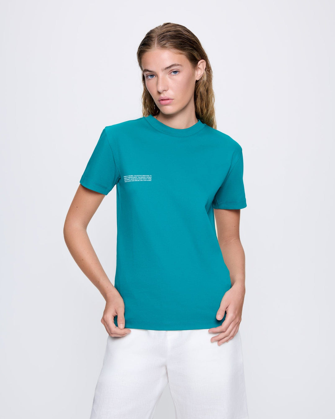 Womens Interlock T-Shirt—Malachite Green