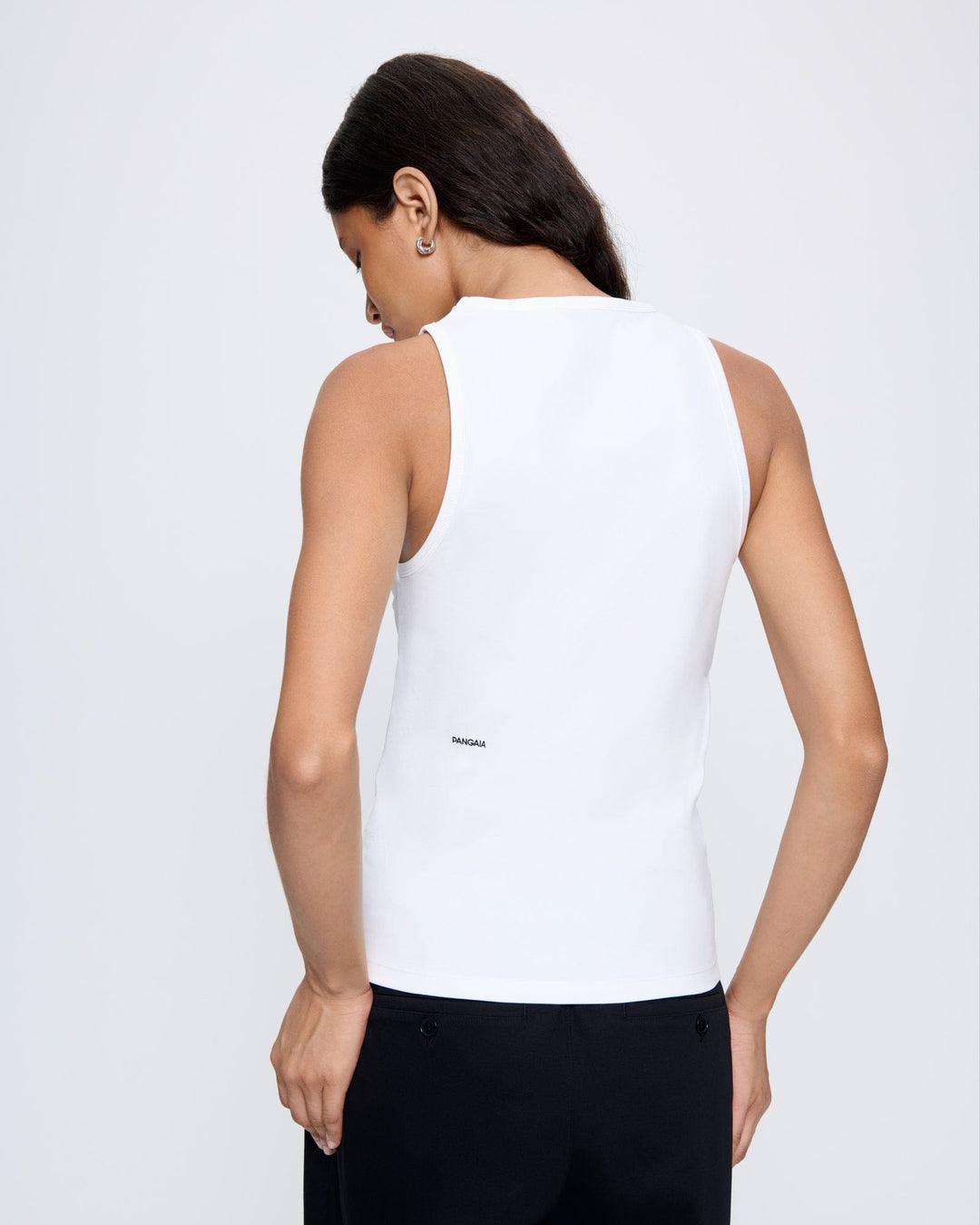 Womens Interlock Tank Top—Off-White