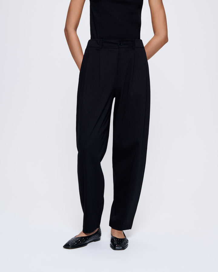 Womens  Interlock Trousers—Black
