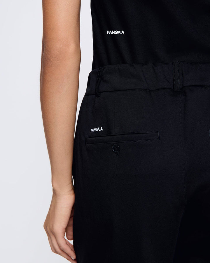 Womens  Interlock Trousers—Black