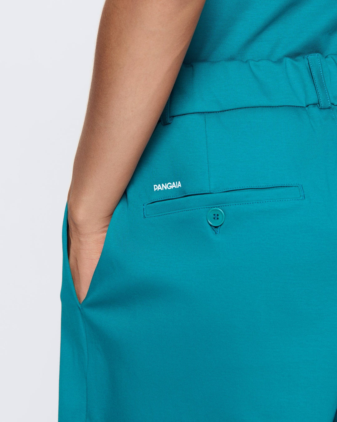 Womens  Interlock Trousers—Malachite Green