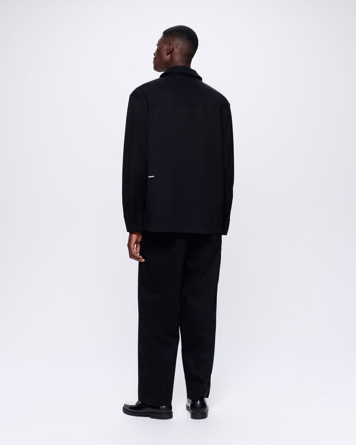 Mens Interlock Trouser—Black
