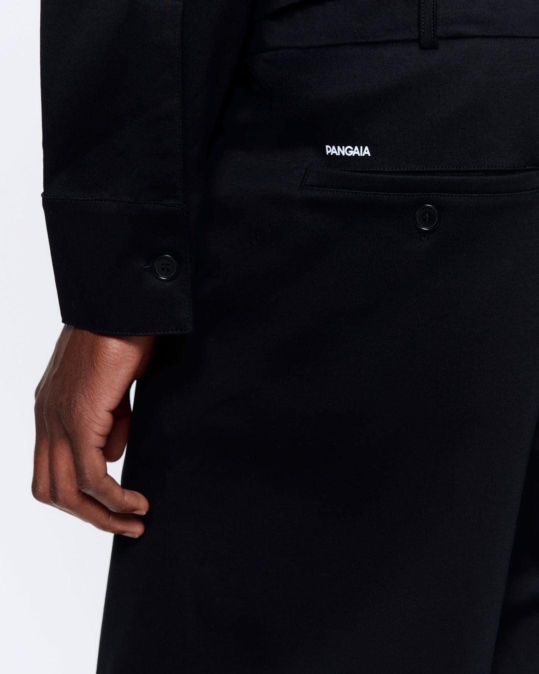 Mens Interlock Trouser—Black