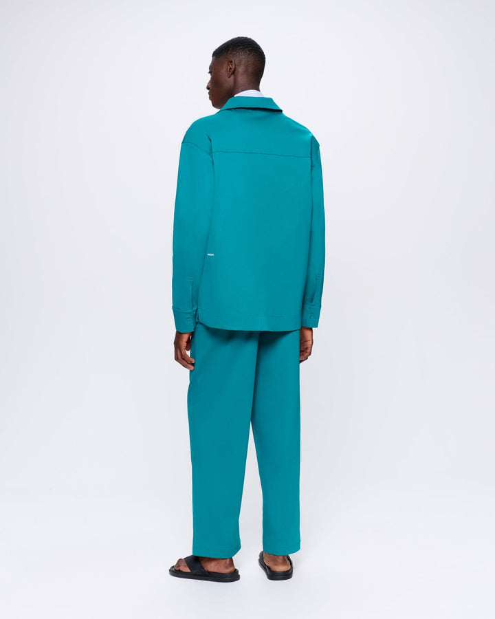 Mens Interlock Trouser—Malachite Green