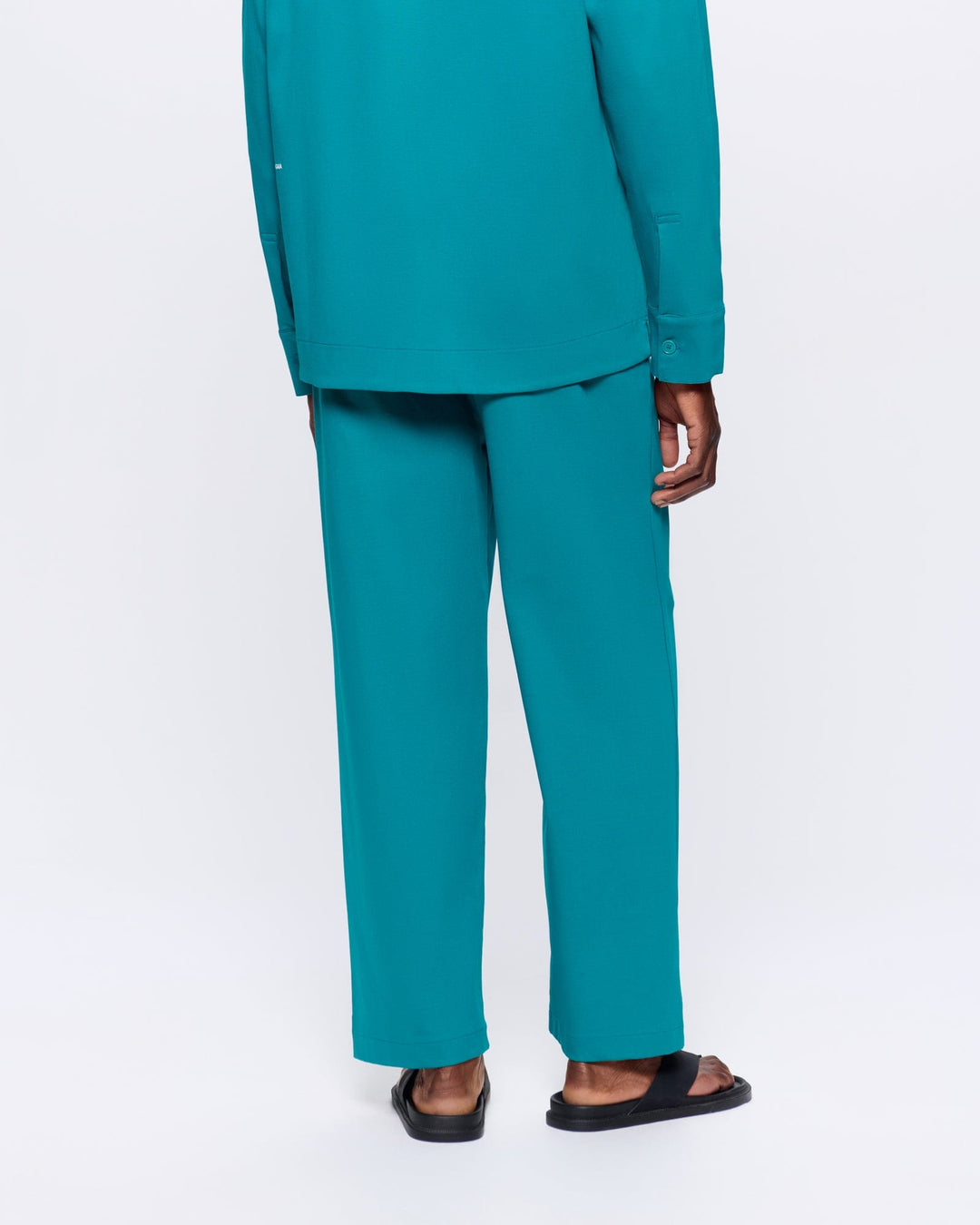 Mens Interlock Trouser—Malachite Green