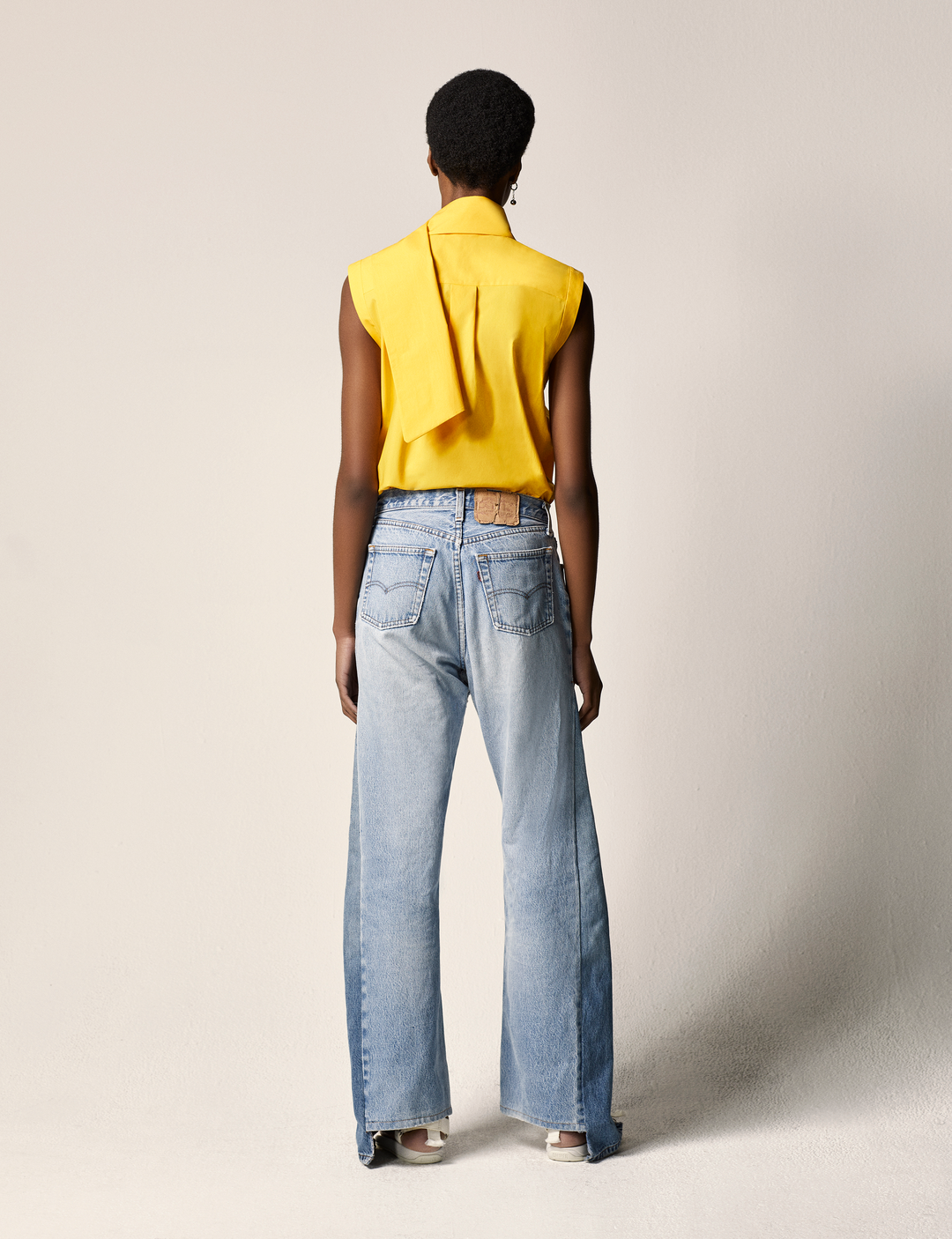 Sleeveless Tie Blouse - Resale