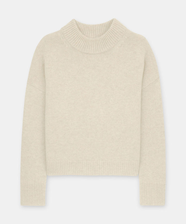 Super Luxe Cashmere Mockneck Sweater