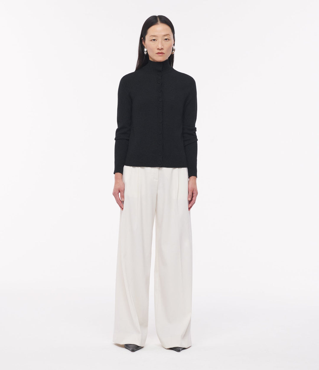 Turtleneck Cardigan