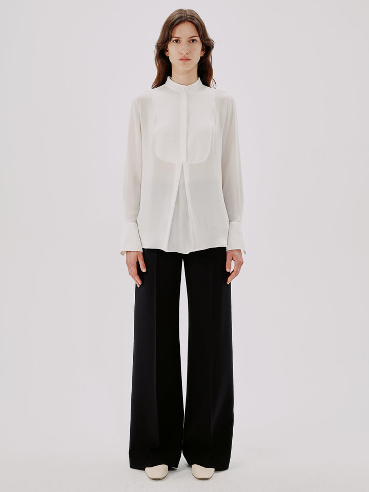 Tuxedo Blouse