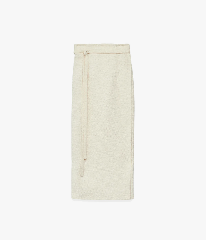 Tweed Wrap Skirt