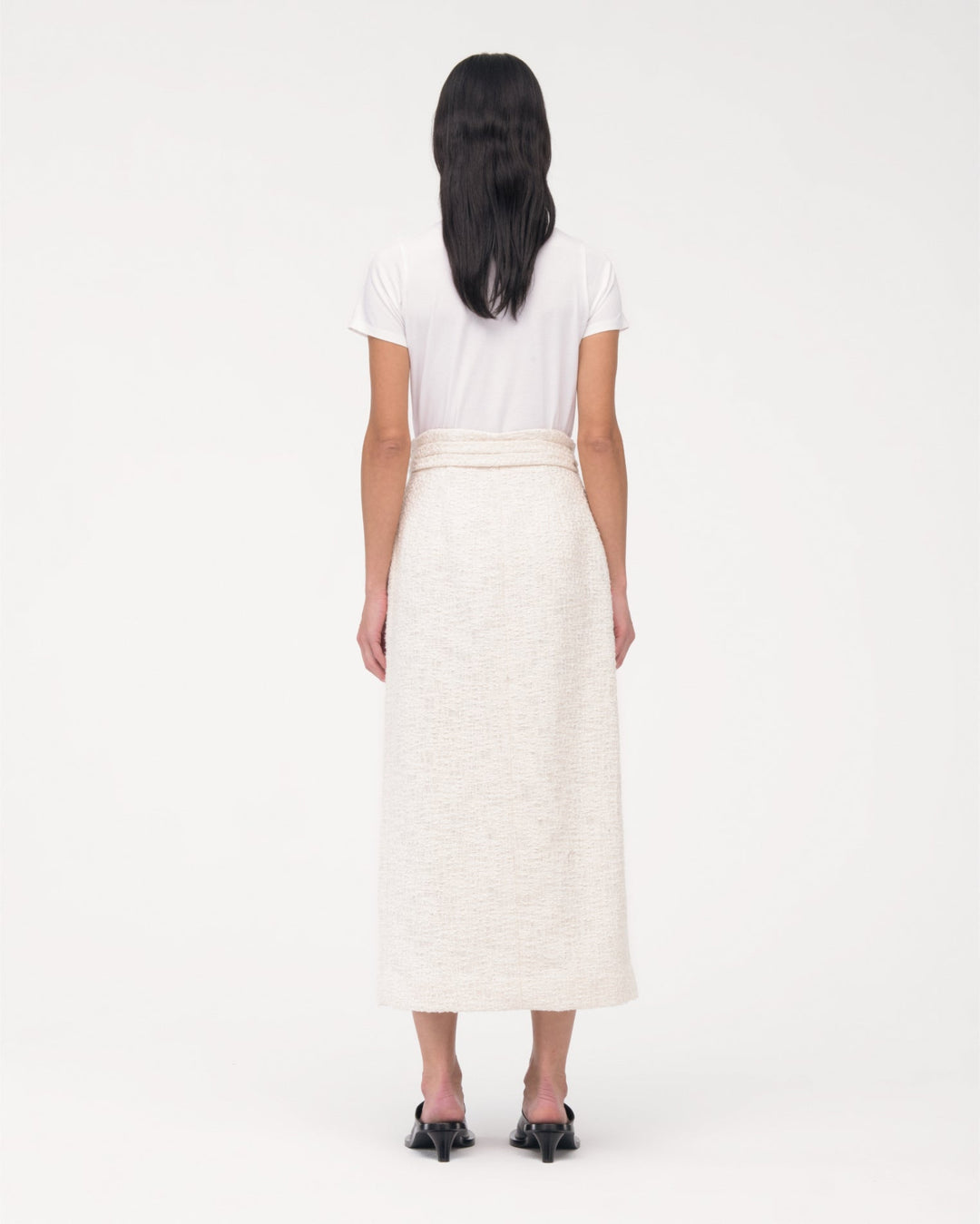 Tweed Wrap Skirt