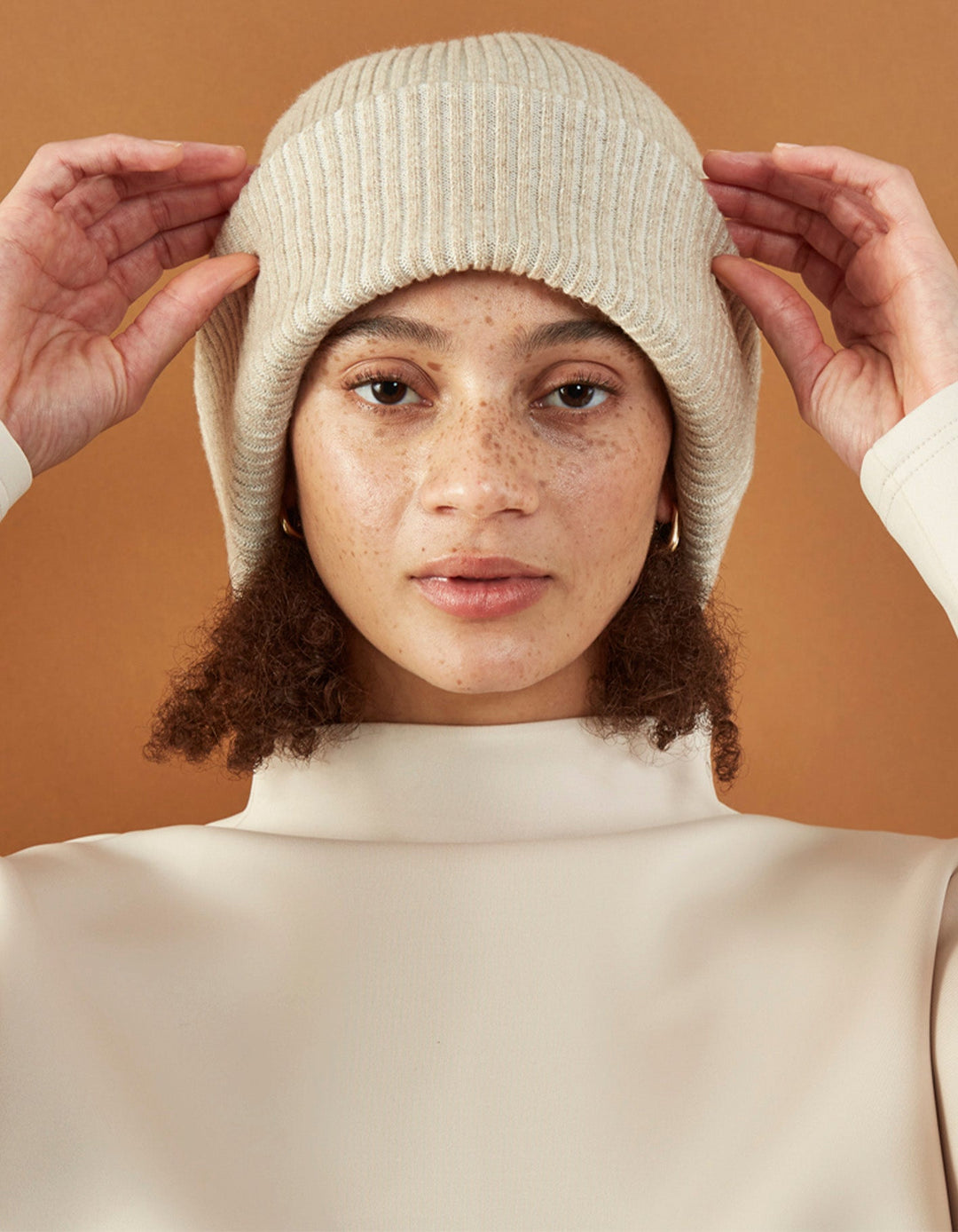 Three-In-One Hat - Oat