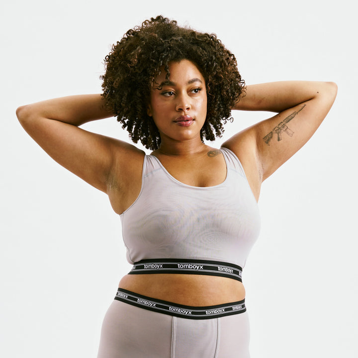 Powermesh Essential Bra - Ultimate Gray