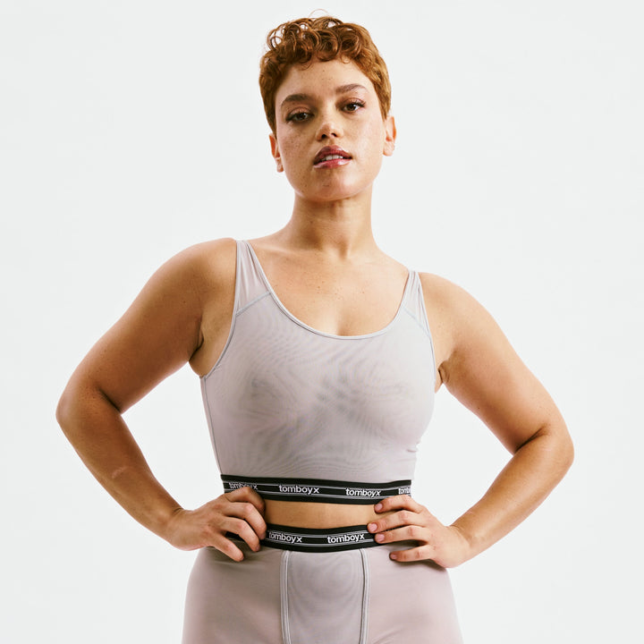 Powermesh Essential Bra - Ultimate Gray