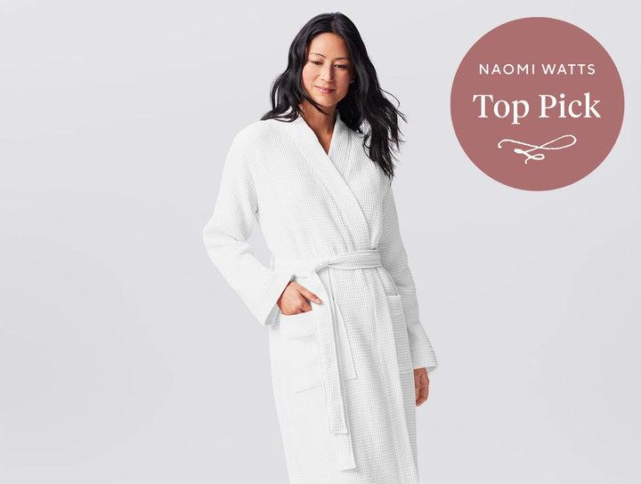 Unisex Organic Waffle Robe