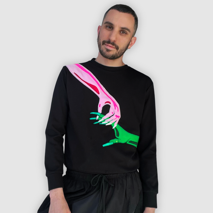 'holding space' crewneck sweatshirt