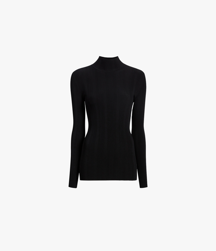 Variegated Rib Turtleneck