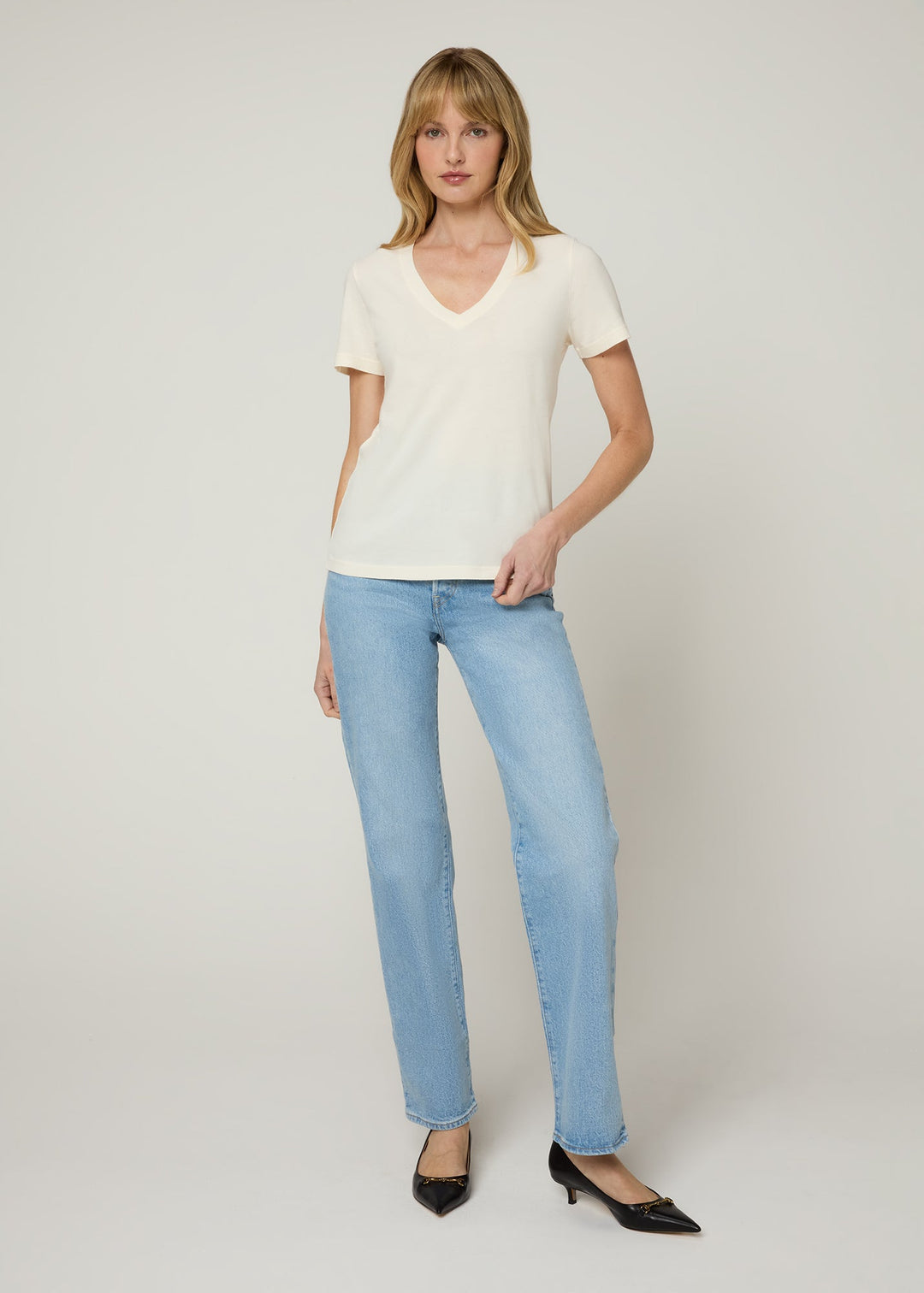 The V Neck Tee