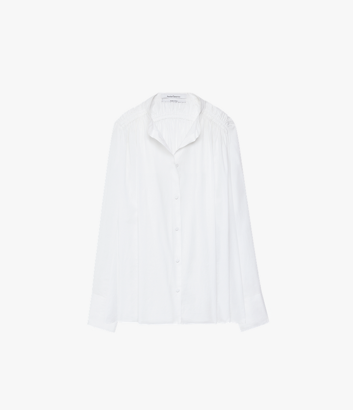 Gathered Voile Blouse