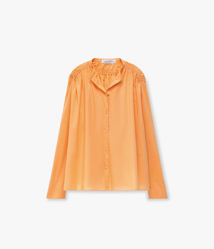 Gathered Voile Blouse