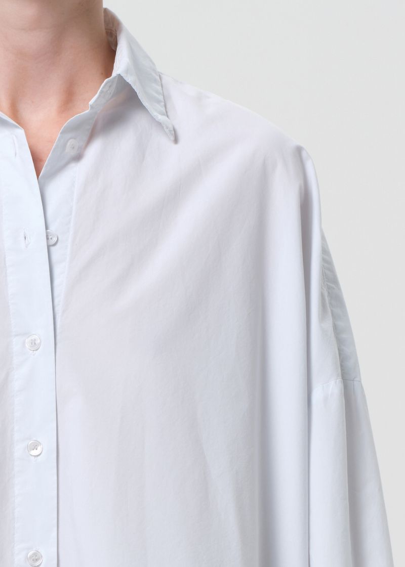 Roux Balloon Shirt in Hail