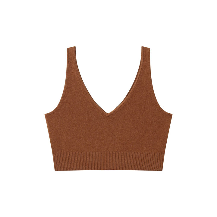 Signature Cashmere Longline Bra Tops