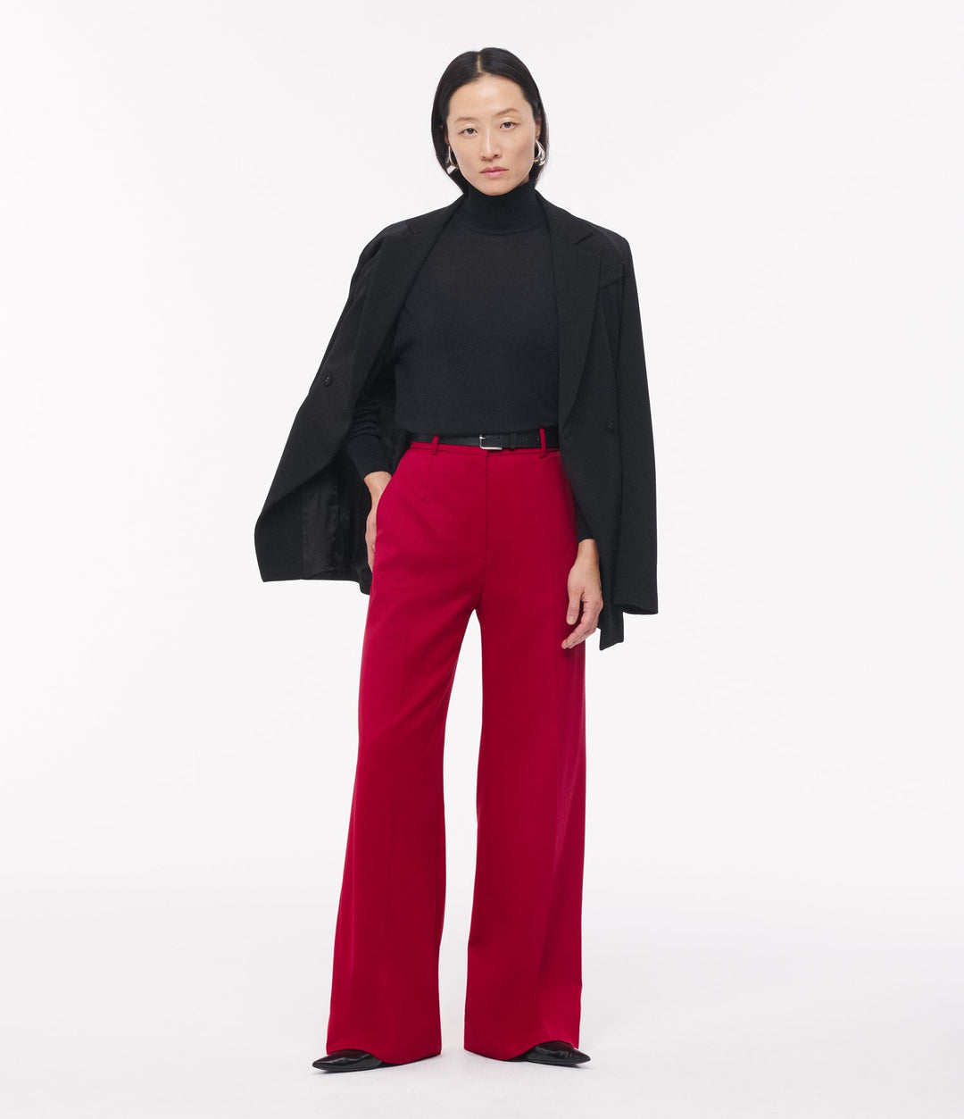 Wide Leg Suit Pant