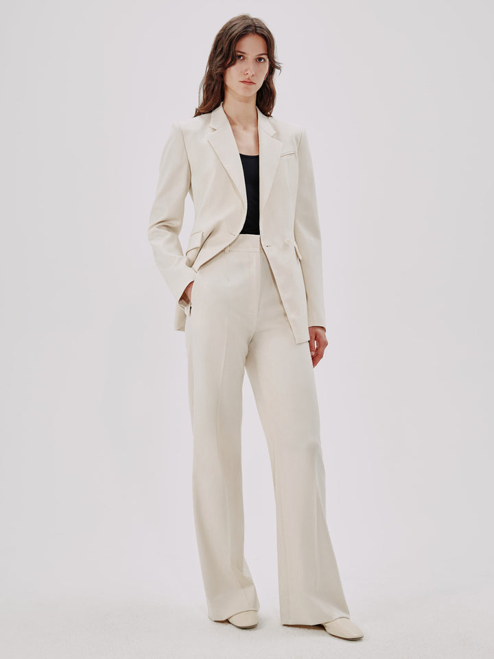 Wide Leg Suit Pant