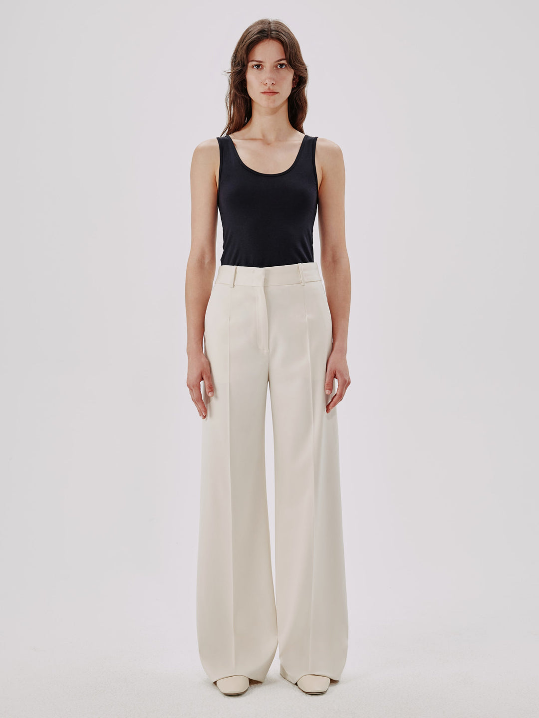 Wide Leg Suit Pant