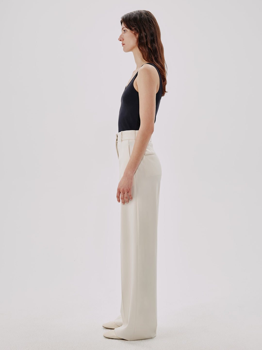 Wide Leg Suit Pant