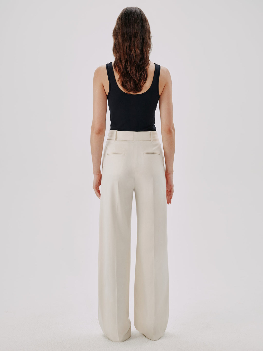 Wide Leg Suit Pant