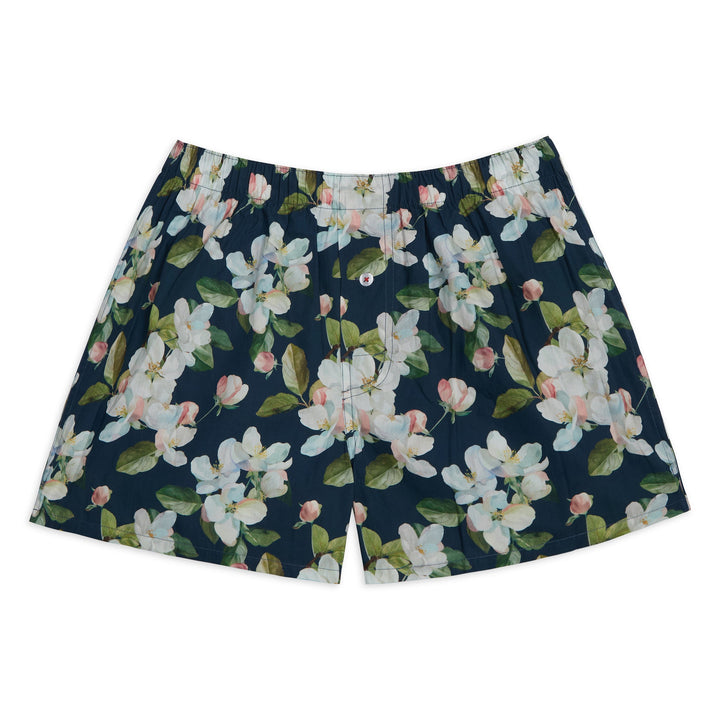 Winter Blossom Print Boxer Shorts
