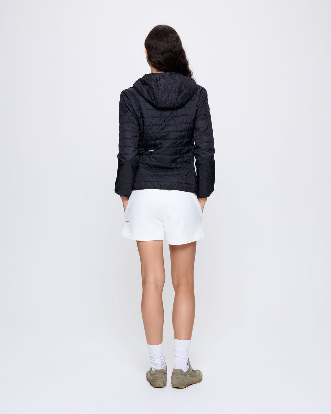 Womens Flower-Warmth Lite Jacket—Black