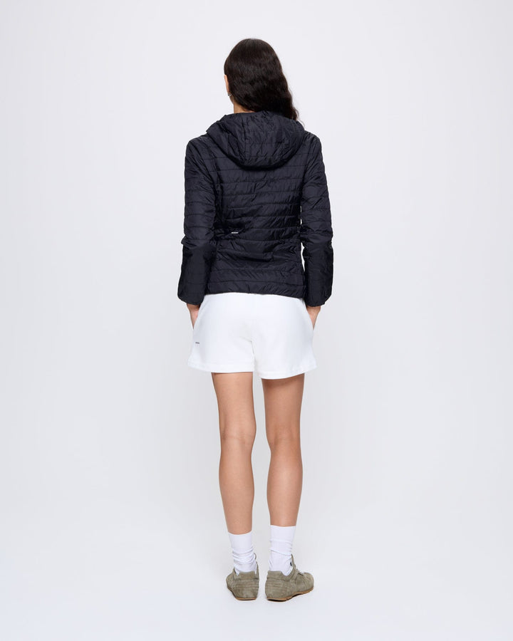 Womens Flower-Warmth Lite Jacket—Black