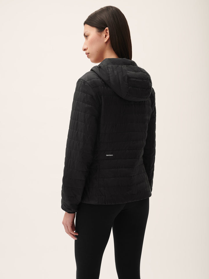 Womens Flower-Warmth Lite Jacket—Black