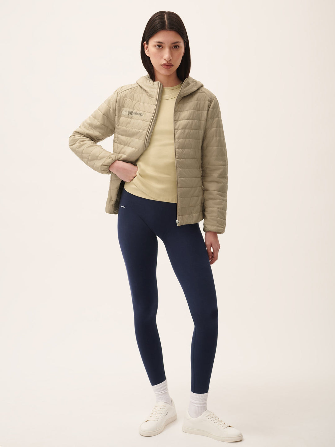 Womens Flower-Warmth Lite Jacket—Wheat Beige