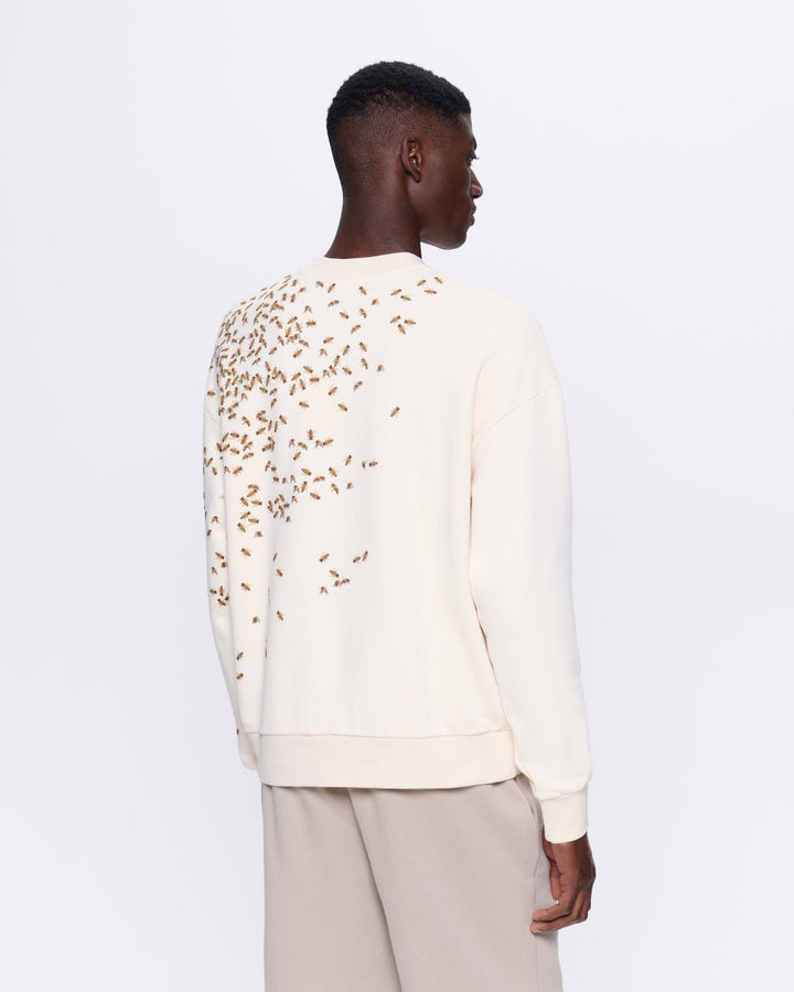 Mens Bee:Wild Sweatshirt—undyed