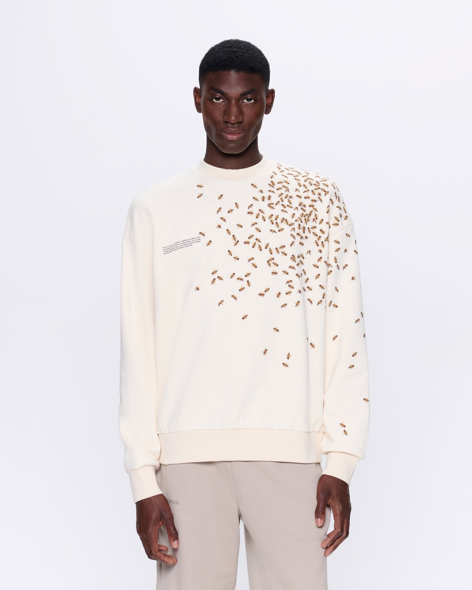 Mens Bee:Wild Sweatshirt—undyed – Pinklitt