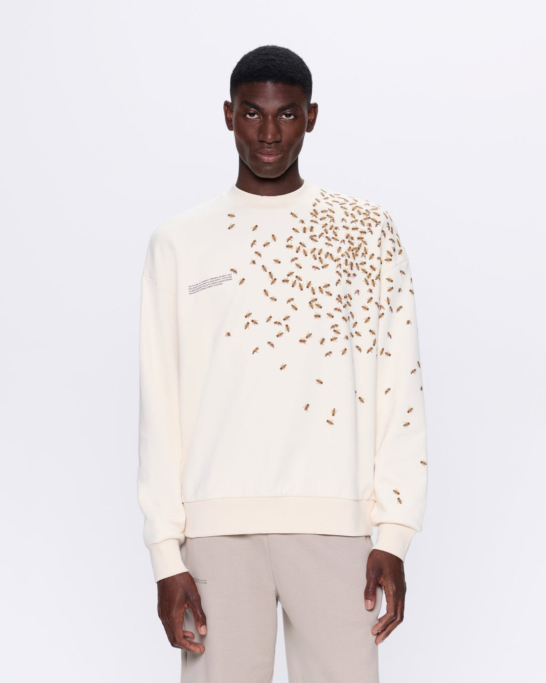 Mens Bee:Wild Sweatshirt—undyed